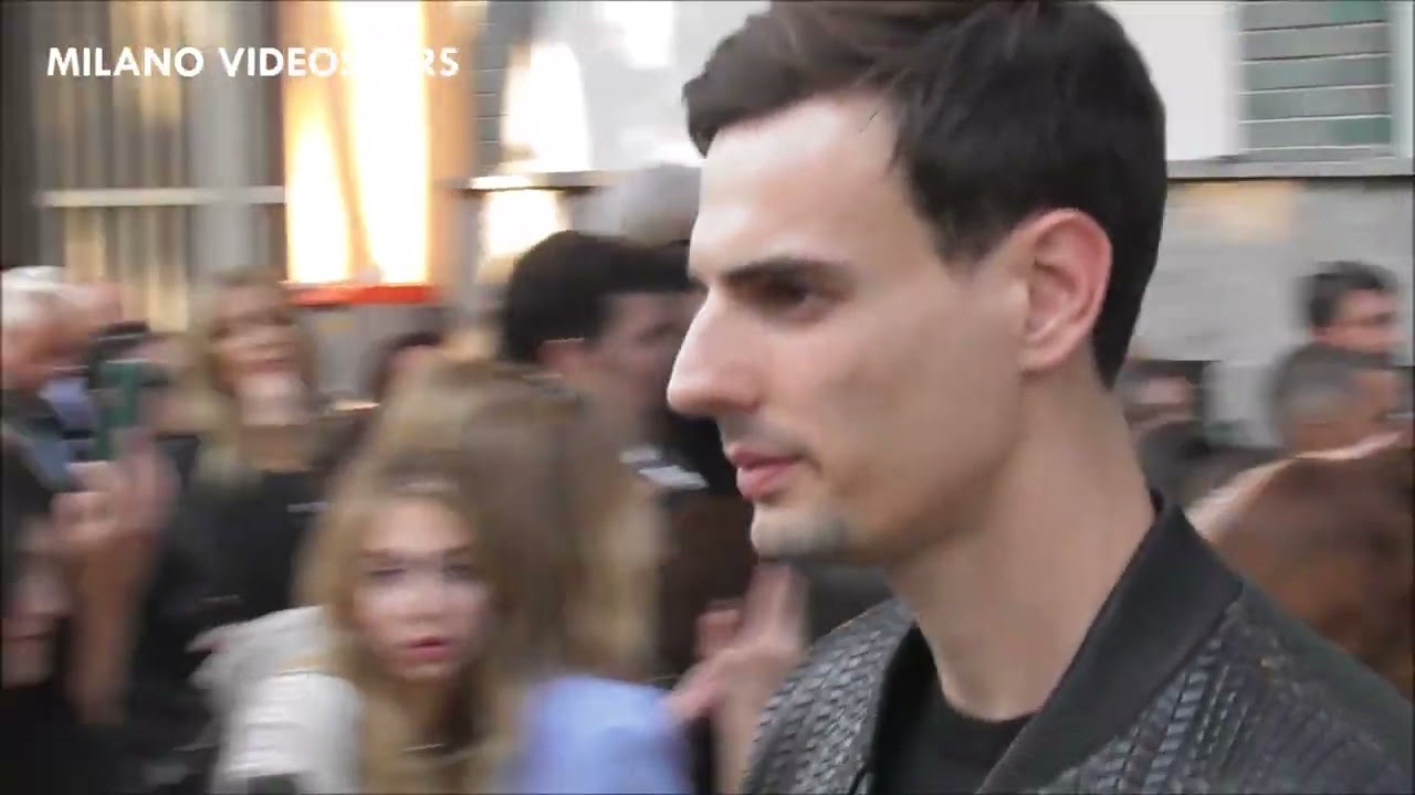 Simone Giannelli ( Volleyball player ) @ Milan Fashion Week 22 september 2022 show Emporio Armani