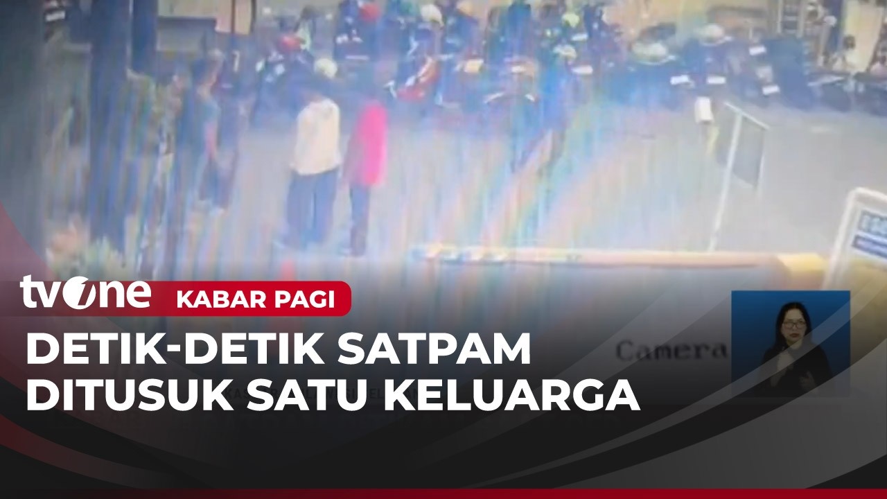 Satpam Dianiaya Satu Keluarga Menggunakan Senjata Tajam | Kabar Pagi