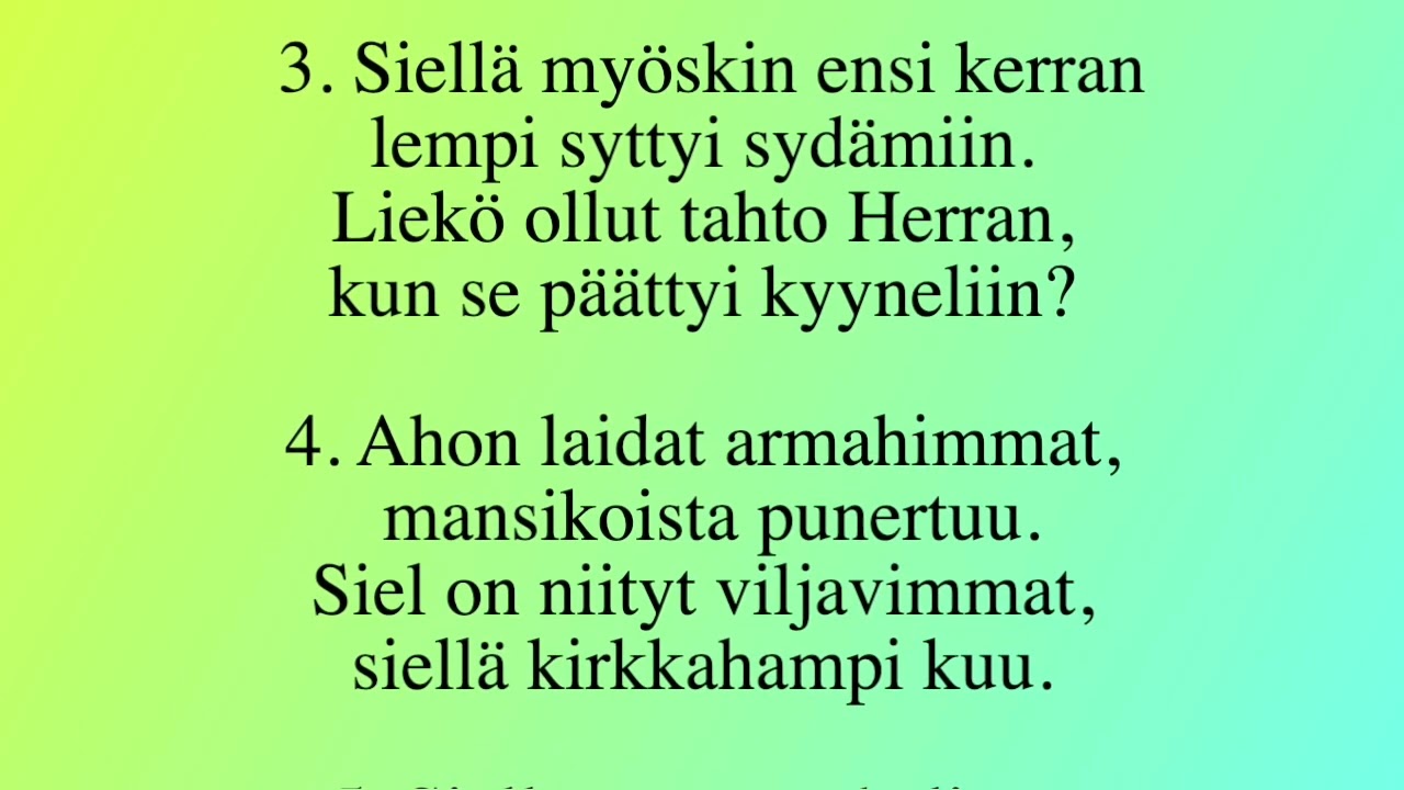 Kotimaani ompi Suomi