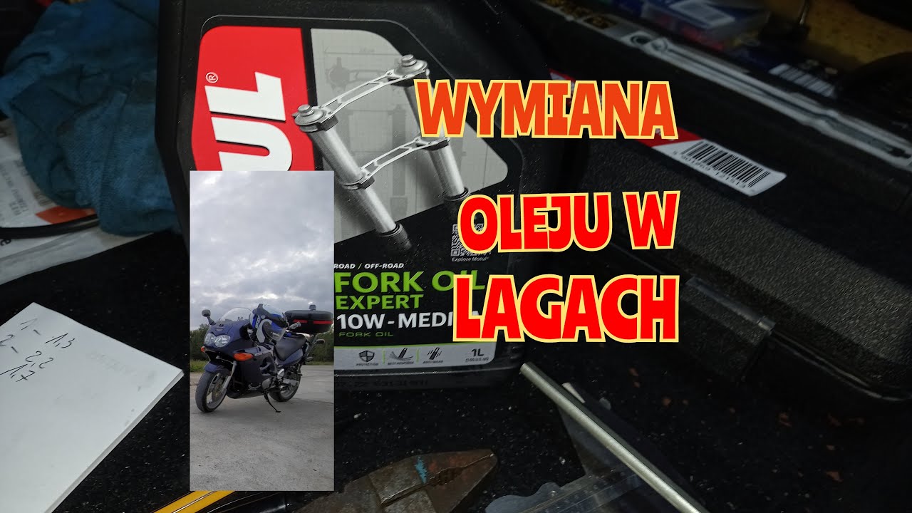 WYMIANA OLEJU W LAGACH SUZUKI GSX600F