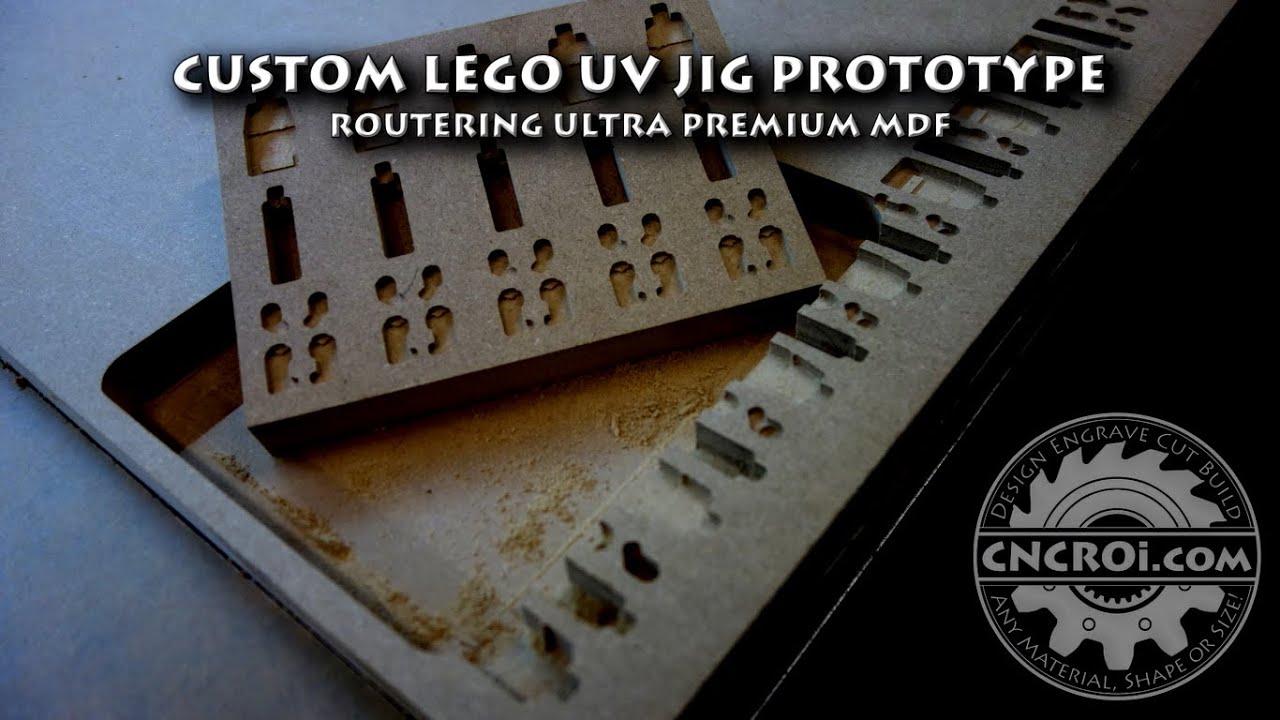 Custom Lego UV Printing Jig Prototype