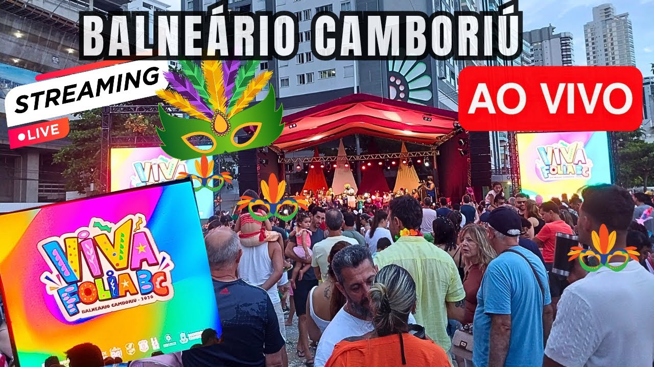 Balneário Camboriú ao vivo 16/02/26 | Praia Central,  clima do dia e movimento da cidade! #anabc