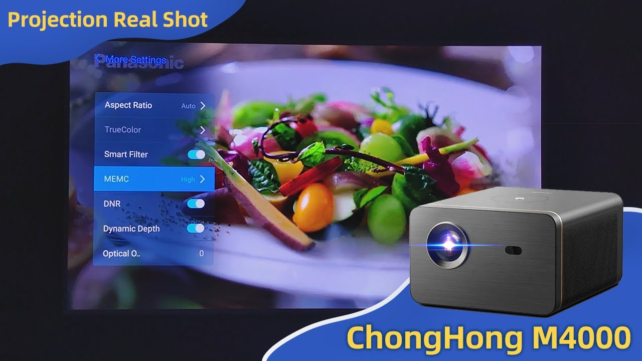Changhong M4000 Projection Real Shot｜2k High-end Projector｜2000 ANSI Lumens