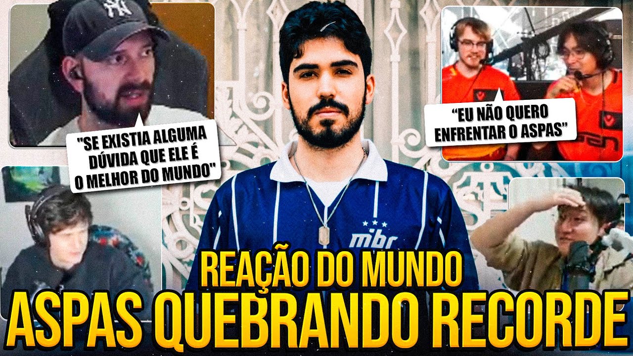 REAÇÃO DO MUNDO COM O ASPAS QUEBRANDO SEU PRÓPRIO RECORDE  E FICANDO +46 CONTRA A KRU
