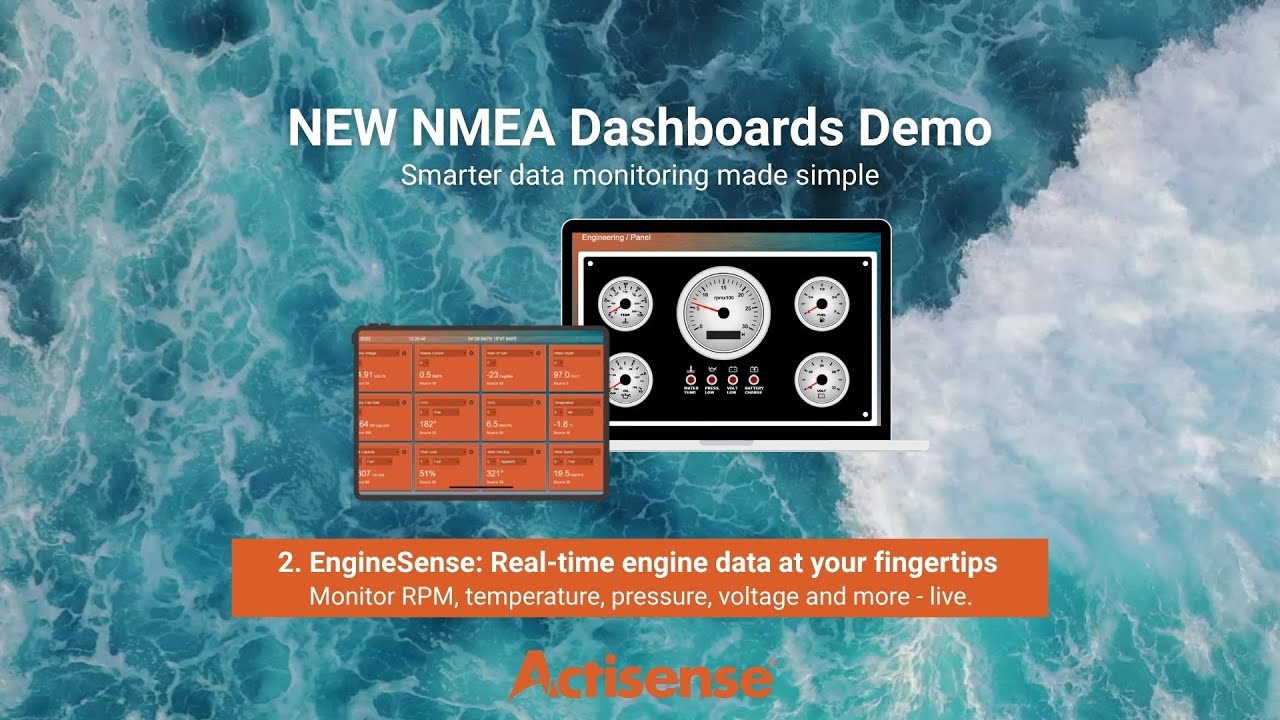 EngineSense - Live NMEA Engine Monitoring | Actisense