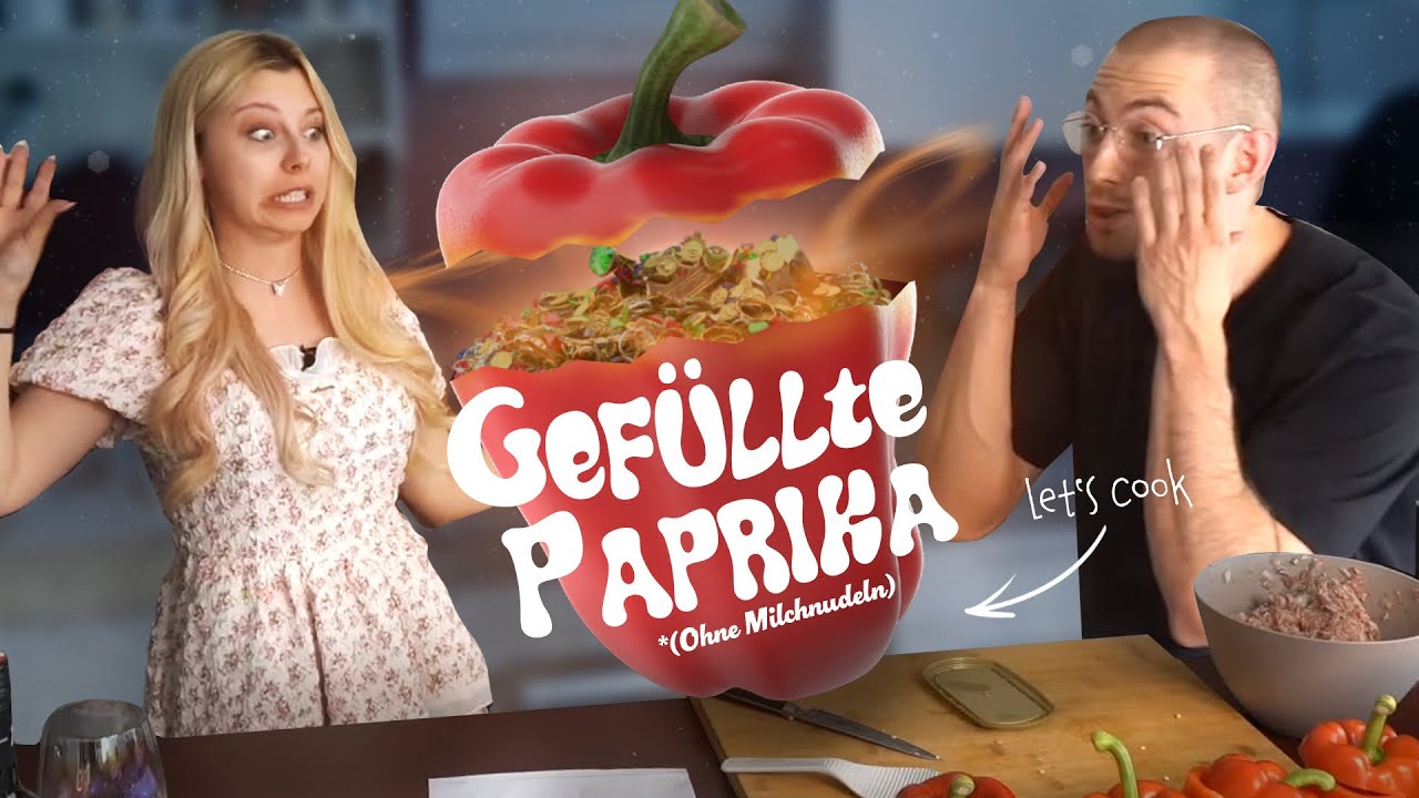 Wir BEFÜLLEN Paprika..