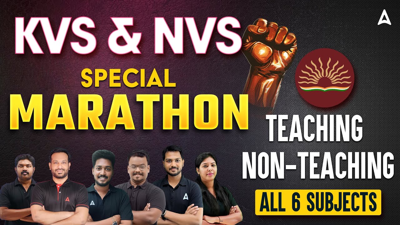 KVS NVS Marathon Class | KVS/NVS Teaching & Non-Teaching Exam Preparation in Tamil | All Subjects