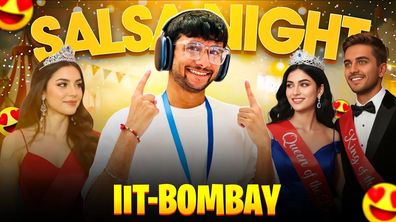 The Craziest Night at IIT Bombay | Salsa Night 2025 💃 #iitbombay 