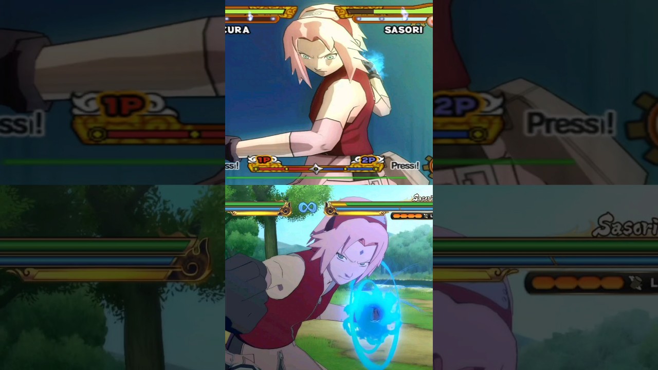 Sakura Ultimate Jutsu Evolution | Naruto Storm Connections VS Naruto Ultimate Ninja 5