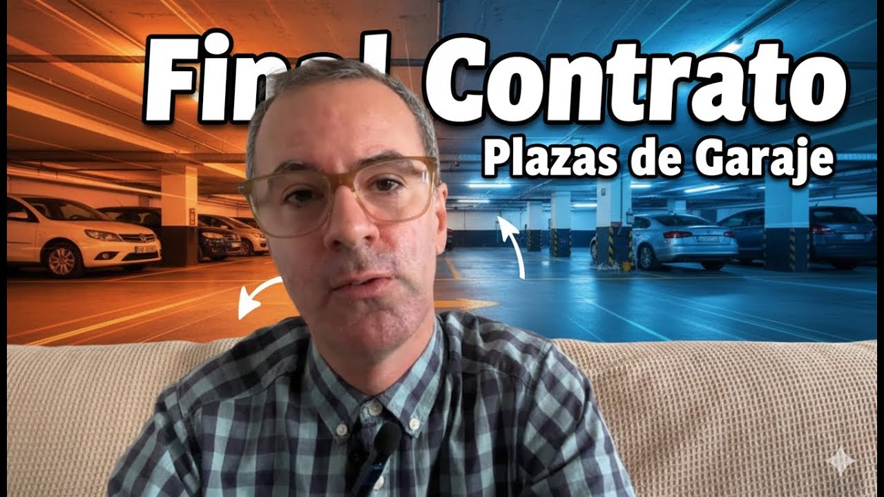 ¿ Cómo hacer el final de Contrato de Plaza de Garaje ? Te lo explico...