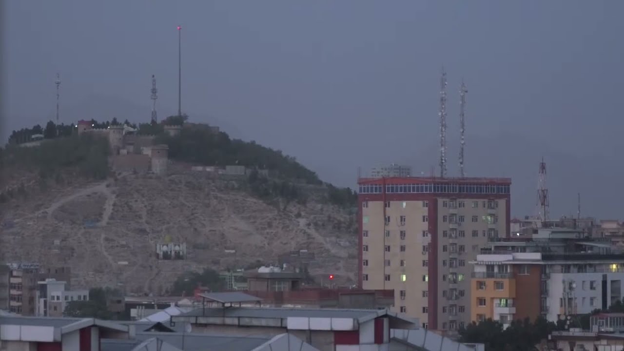 LIVE: Skyline view of Kabul after Taliban back in control over country
