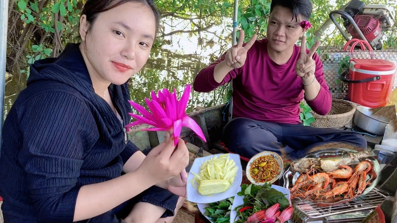 cá Lăng Vàng hấp Đá Cuội nước  Mắm Nhĩ |Cơm Quê Nhà 70#