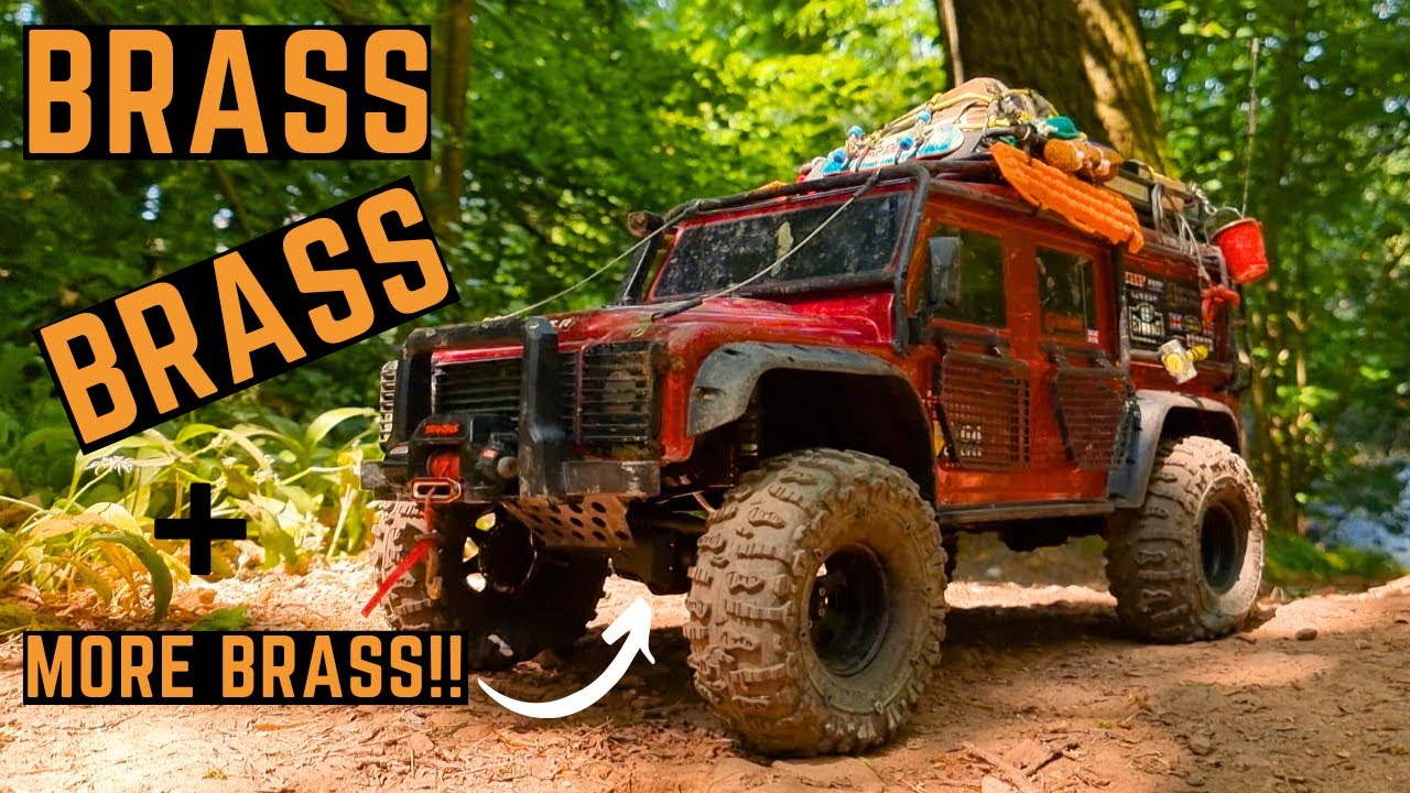 Going Heavyweight! - Traxxas TRX4 Defender Brass Upgrades - Can it Climb Now?