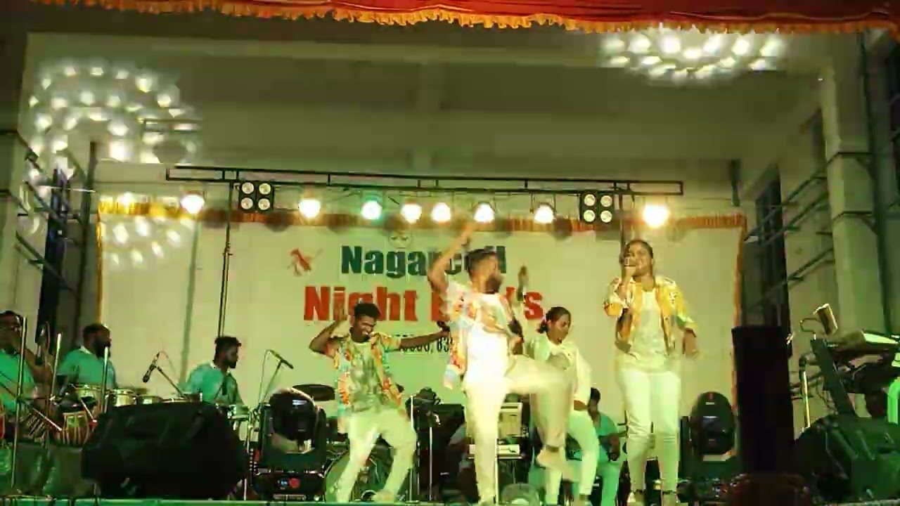 Nagarcoil Night Birds                #ganamela #kavyakrishna #stage #songs #thamil
