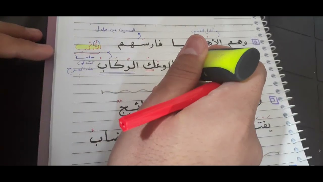 مهارات ١٣ ( تابع قصيدة رسالة من باب العامود ) القسم ٢