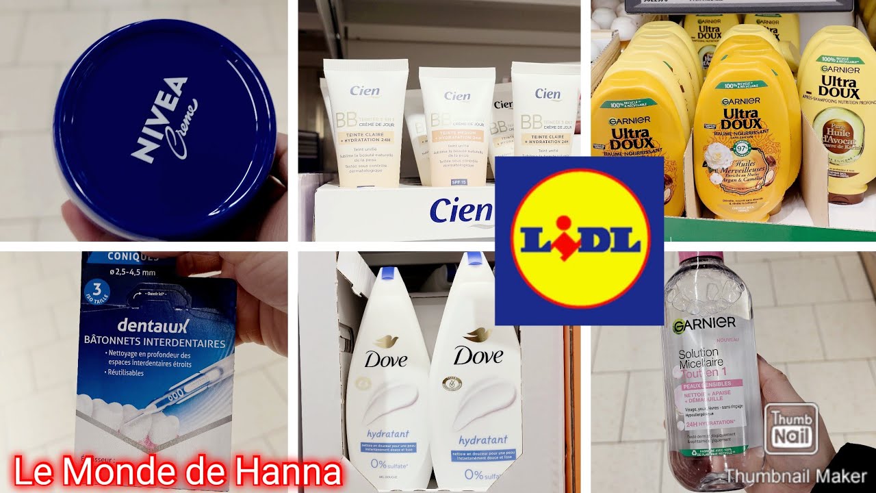 LIDL FRANCE ARRIVAGE 17-02 COSMÉTIQUES HYGIÈNE 