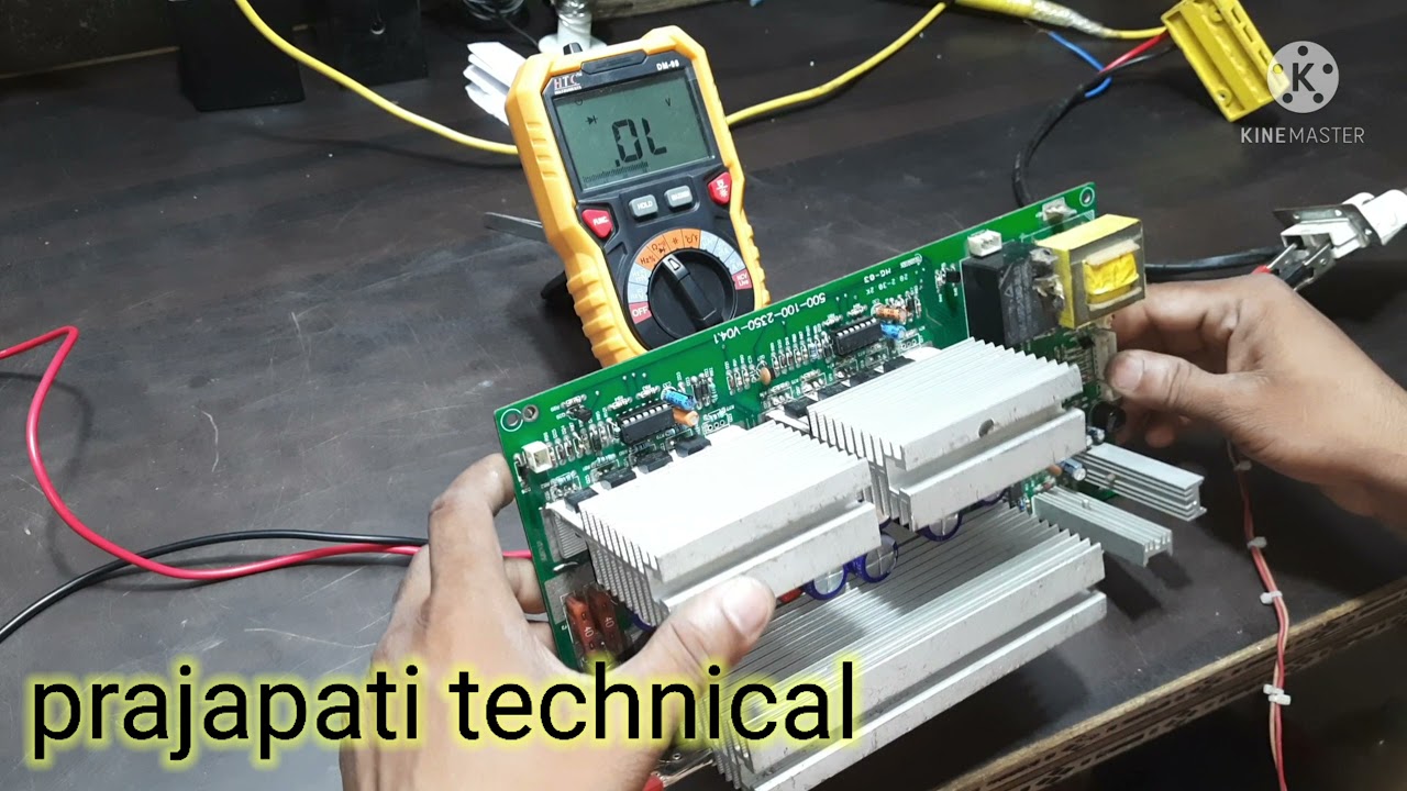 3.6kva microteke inverter repairing