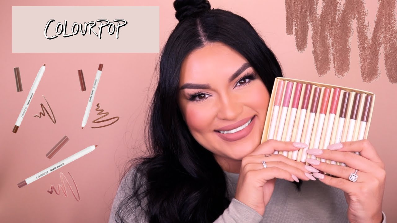 COLOURPOP THE LIL' BOX OF LIPPIE PENCILS SWATCHES & REVIEW