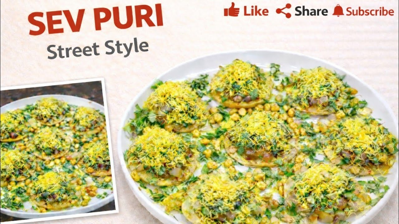 Sev Puri Recipe | Easy Street Style Chaat at Home