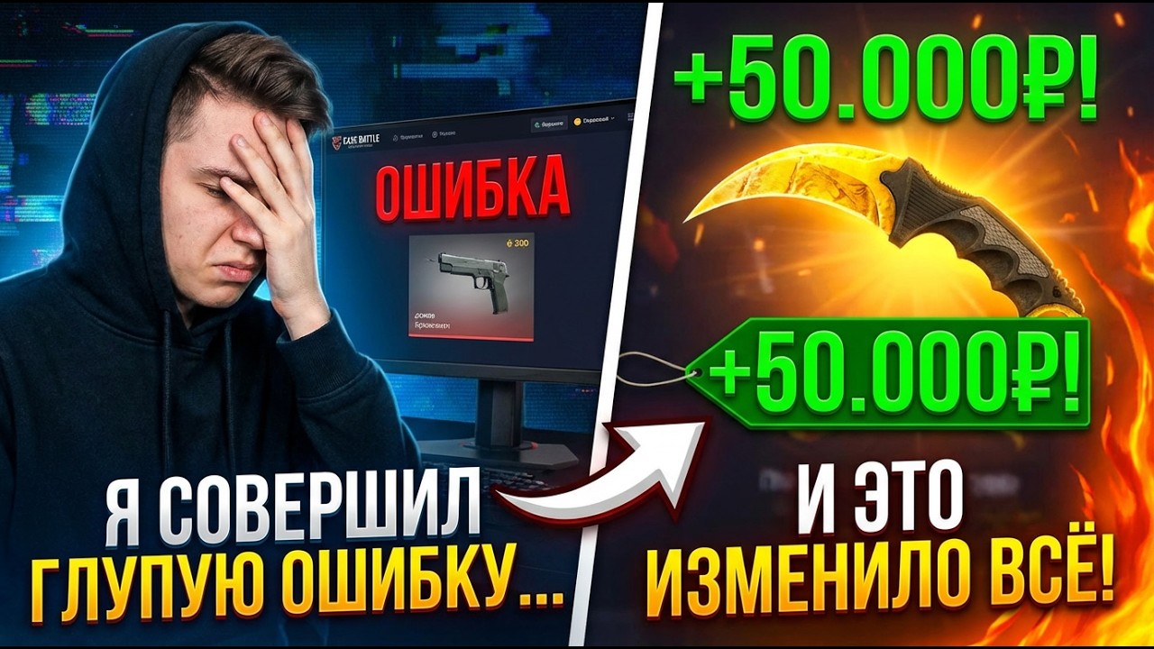 Я совершил ГЛУПУЮ ошибку на CASE BATTLE... и это изменило абсолютно всё