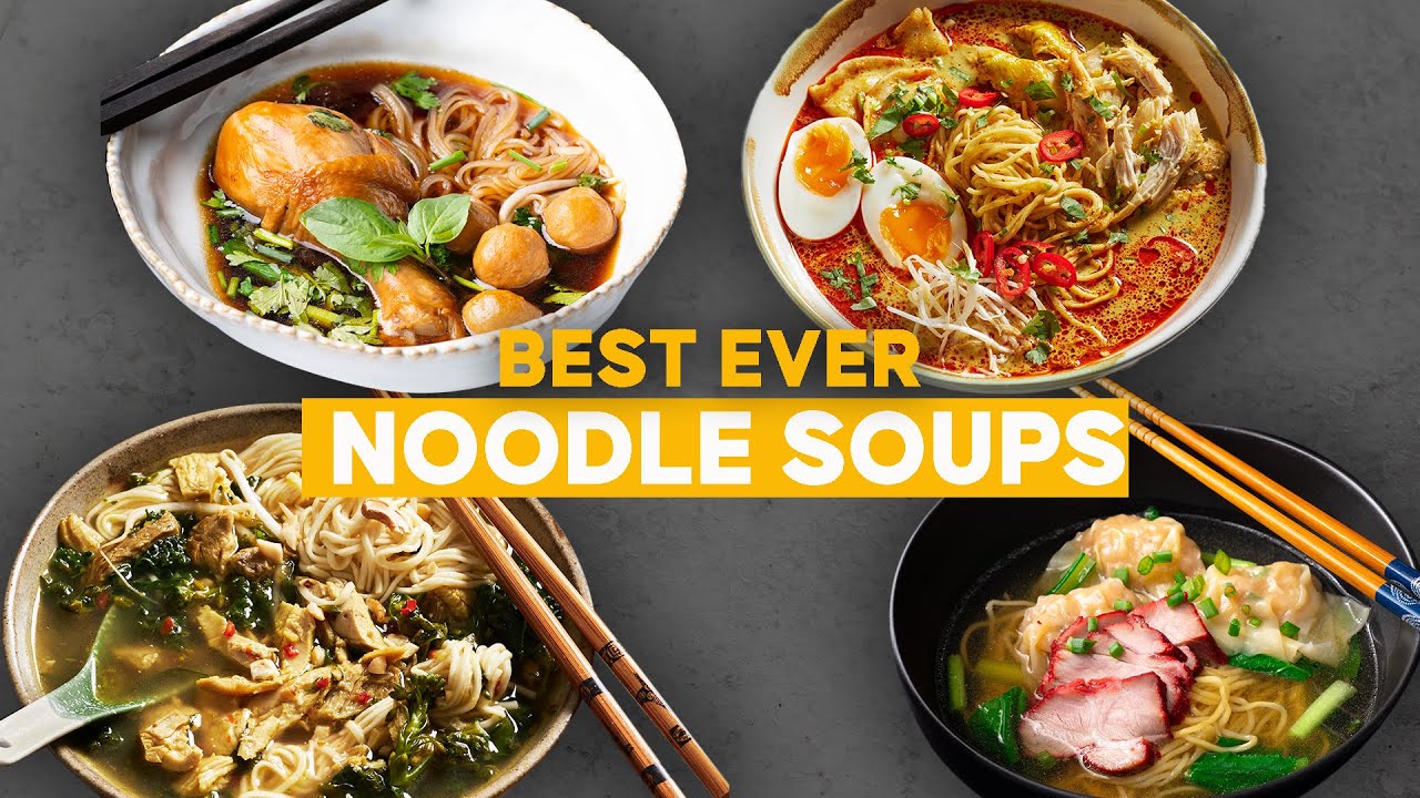 4 простых супа с лапшой… Вы не поверите, насколько просто! | Кухня Мэрион