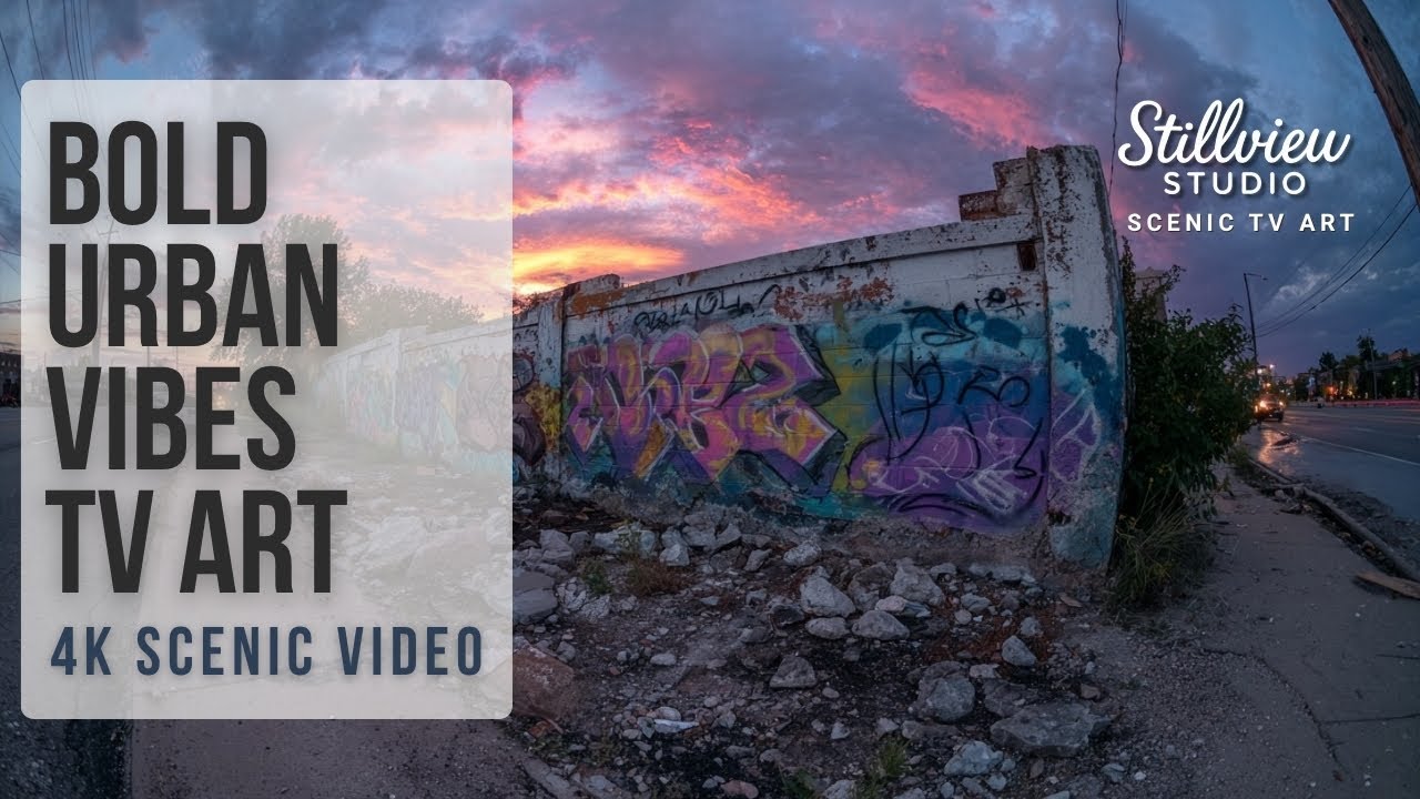 4K Graffiti & Street Art Wallscapes | Urban Ambient TV Art for Background & Decor