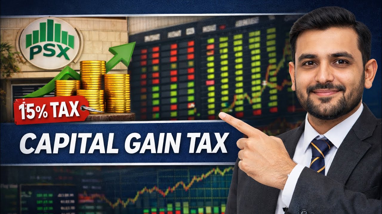 Pakistan Stock Exchange Capital Gain Tax Explained | PSX Shares Tax Calculation | NCCPL Guide