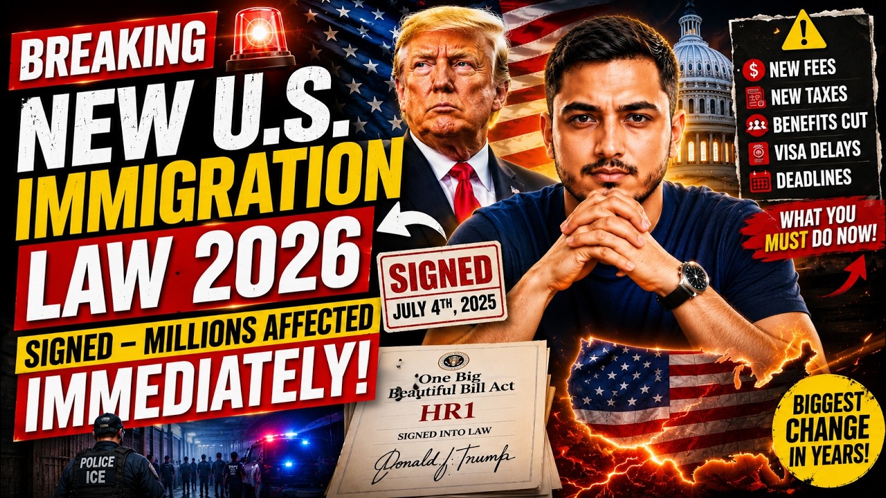 BREAKING: New U.S. Immigration Law 2026 Signed &ndash; Millions Affected Immediately!