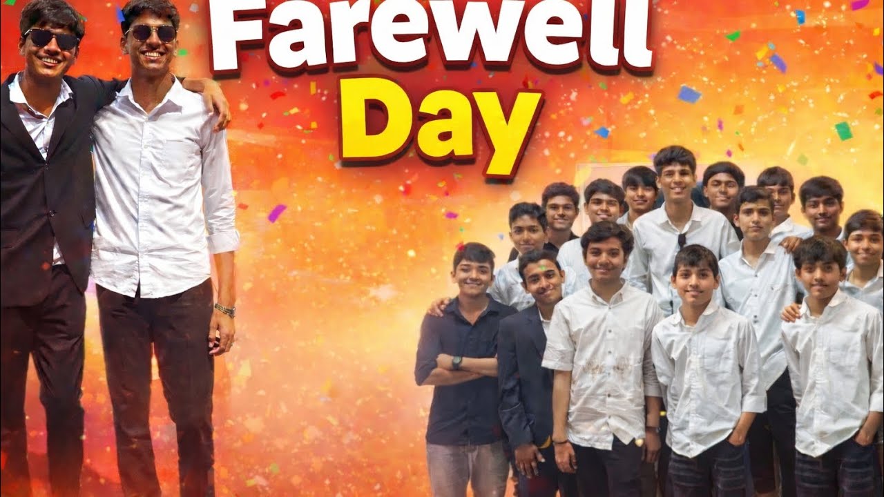 Farewell day🎉#gujarati#lifestylevideo 