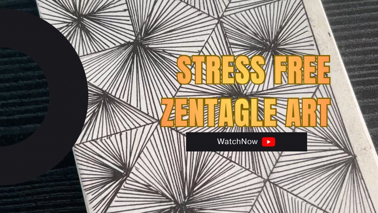 Zentagle Art #zentangle #zentangleart #doodle #art #stressrelief #peace #calm #relaxing #viral #yt 