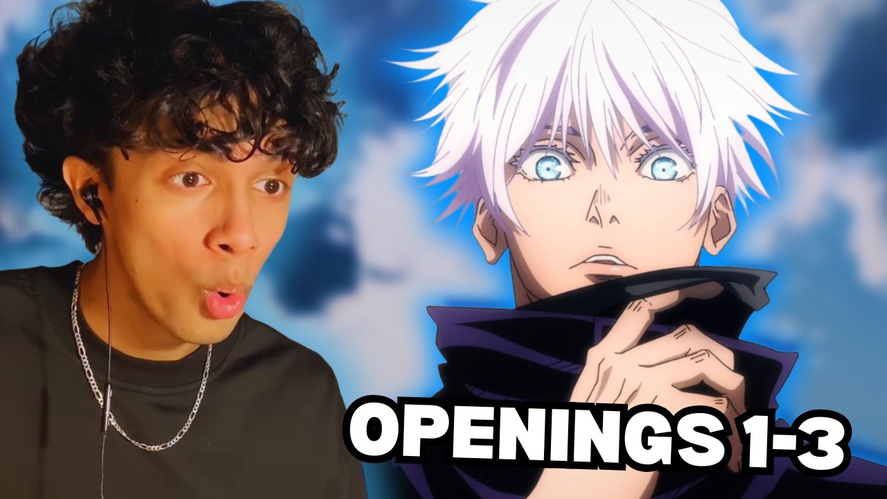 NON-ANIME FAN Reacts to EVERY Jujutsu Kaisen Opening.. (and loses it)