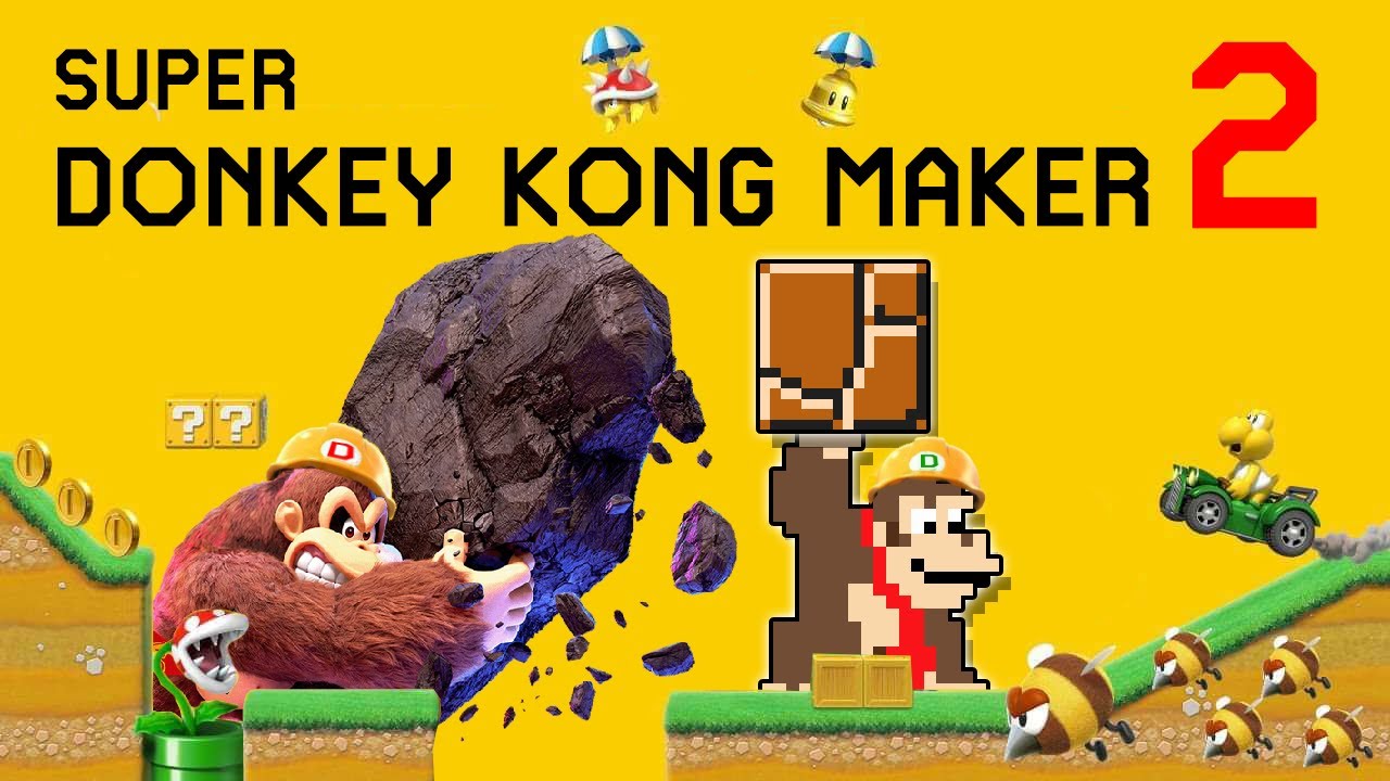 I Made Donkey Kong Bananza in Mario Maker 2!