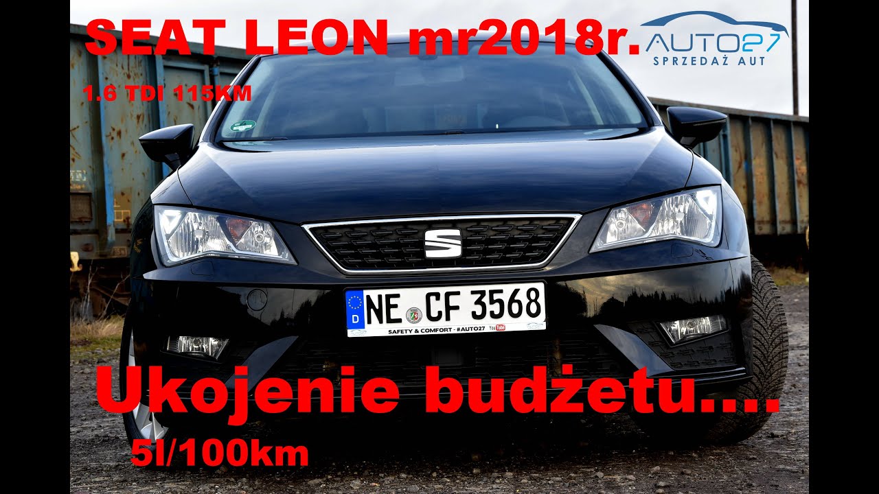 #AUTO27 - SPRZEDANY - TEST - Seat Leon 1.6 TDI Style . Mr2018r. LIFT. Wyjątkowy... ZOBACZ!