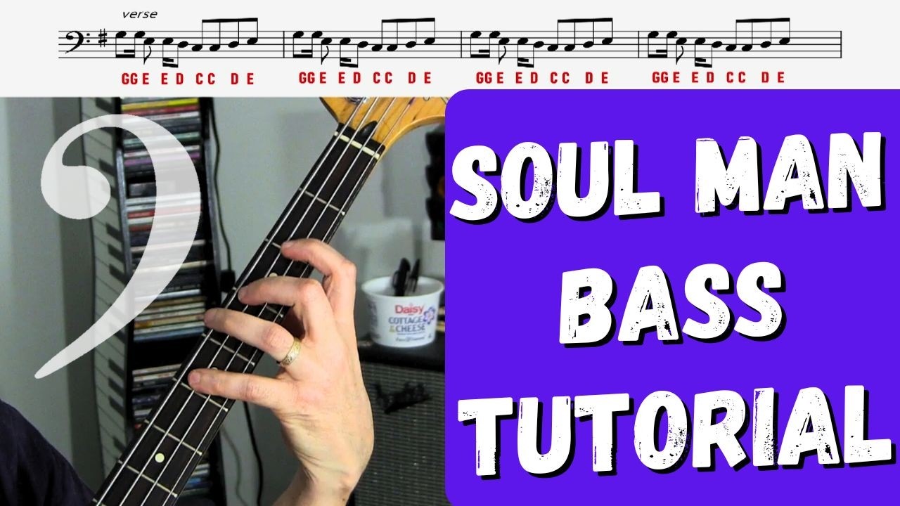 Учебное пособие по игре на бас-гитаре Soul Man