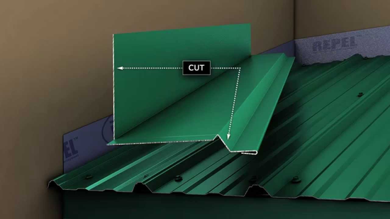 How to install sidewall trim for Union's MasterRib panel.