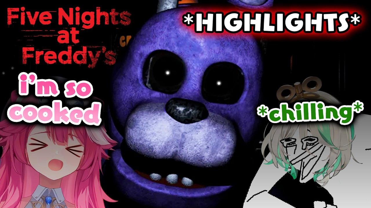 Raora Screams in Her First FNAF Experience While Cecilia Just Chills Watching Her Play