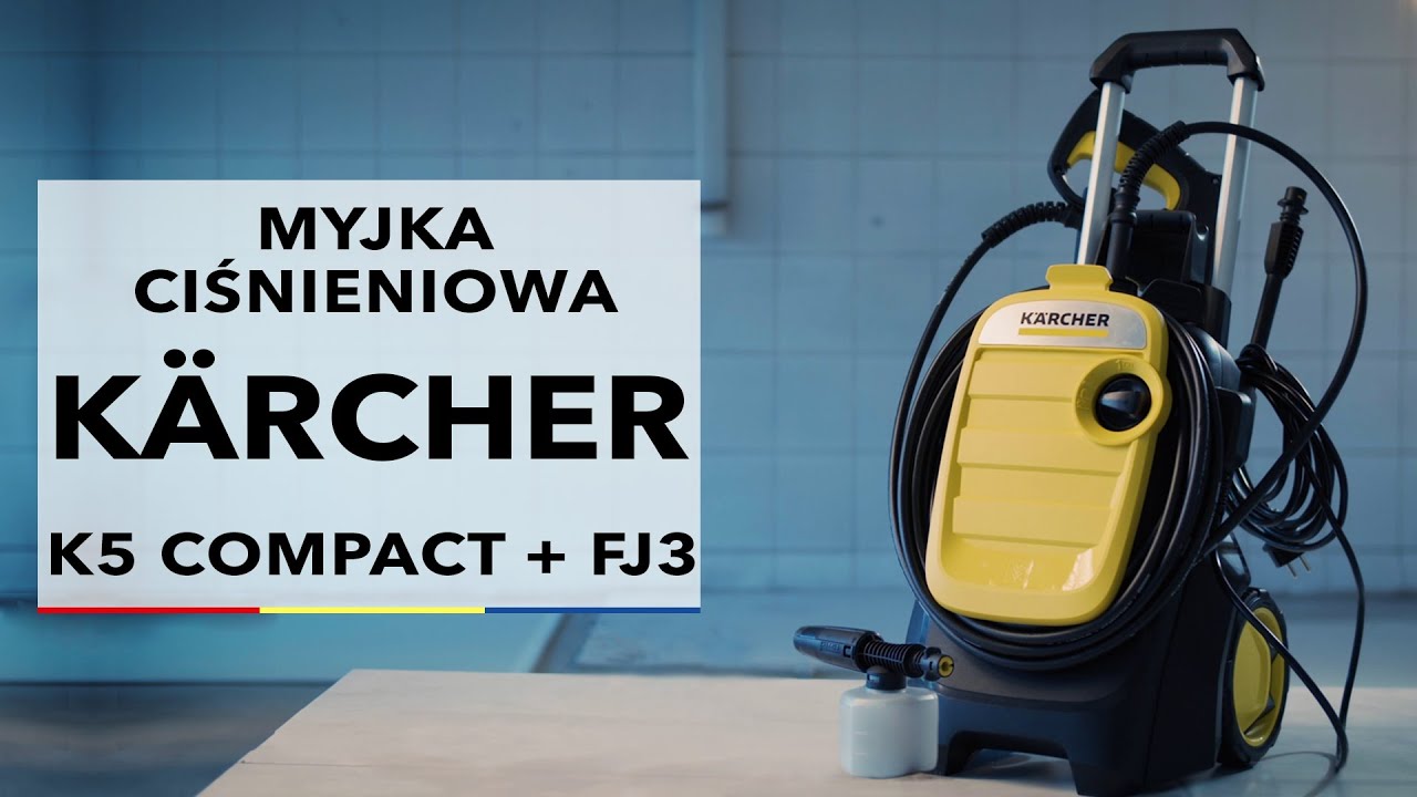 Myjka ciśnieniowa Karcher K5 Compact z pianownicą FJ3 - dane techniczne - RTV EURO AGD