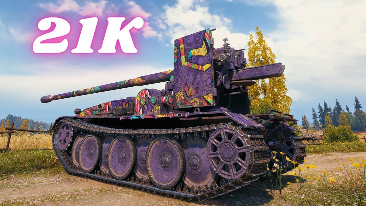 21K Damage with Grille 15 - 10K  8 Kills & Grille 15 - 11.4K Damage World of Tanks Replays