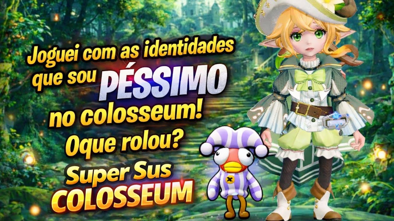 JOGUEI COLOSSEUM com as IDENTIDADES que eu sou PÉSSIMO | Super Sus