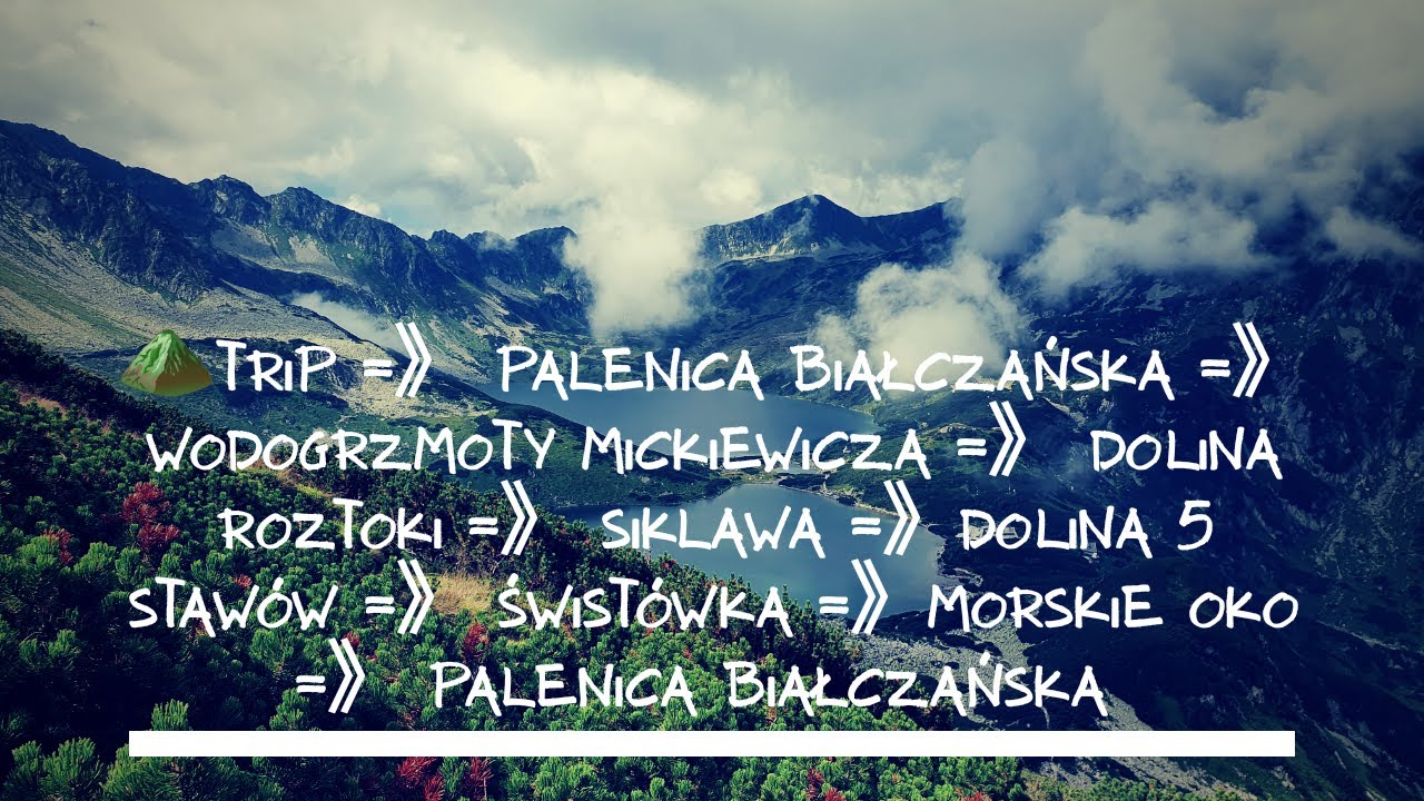 #21 🇵🇱 ⛰ TATRY - Trasa  Wodogrzmoty Mickiewicza - Dolina 5 Stawów - Morskie Oko - Dulas Travel 2020