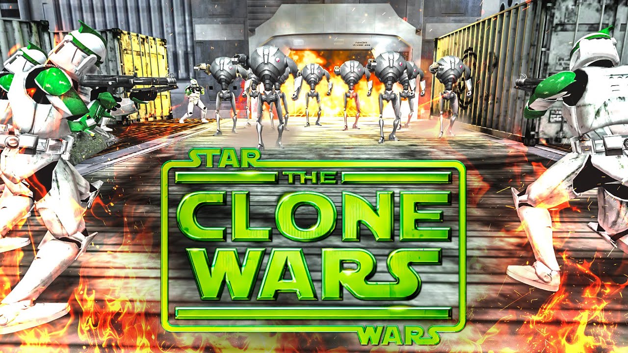 Star Wars the Clone Wars - Super battle droids have breached our hull! | Cinematic Short Film