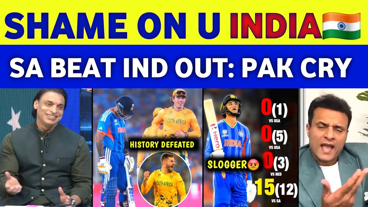 Pak Media Crying On South Africa Beat India | Overconfident Se Haari T20 World Cup Se Bahar?