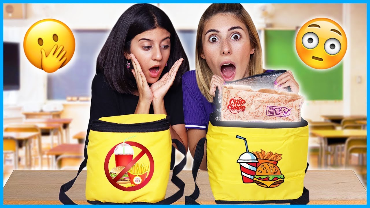 Okul Beslenme &Ccedil;antası İ&ccedil;inden Ne &Ccedil;ıkacak Challenge Dila Kent
