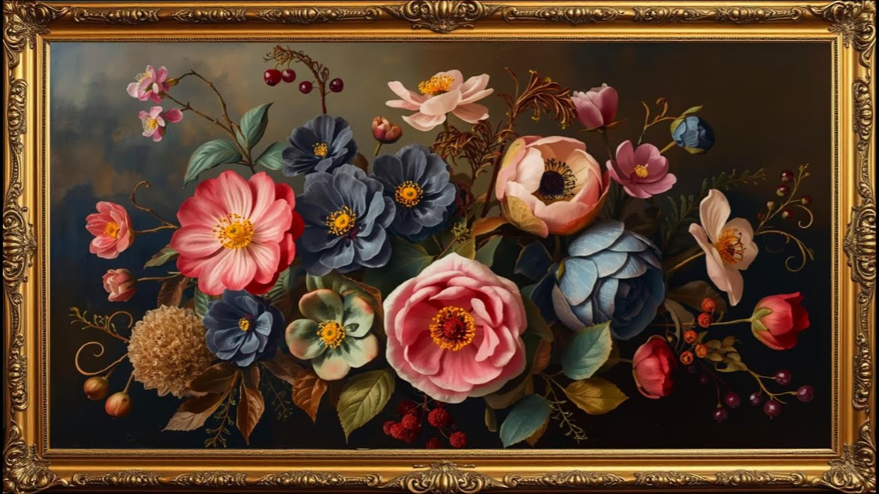 Vintage Generous Mood Wallpaper Background | Ultra HD 4K | Framed Original Digital Art