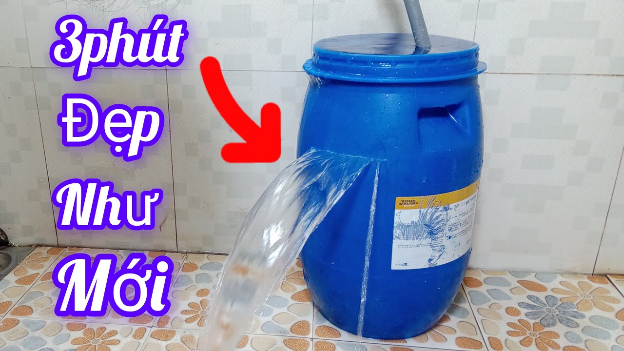 Mẹo hay, c&aacute;ch h&agrave;n bồn nước nhựa đơn giản, đẹp v&agrave; bền nhất
