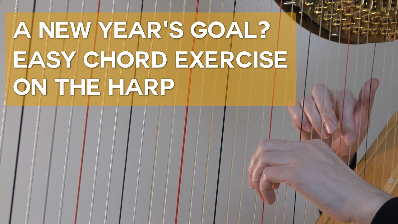 A 1 minute chord exercise! Harp Tuesday ep. 228