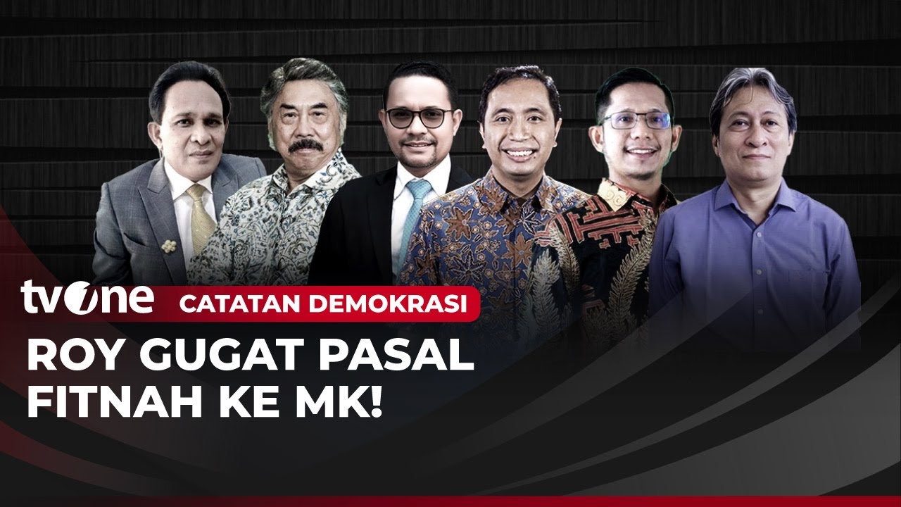 [FULL] Roy Suryo Pasal Fitnah Ke MK! | Catatan Demokrasi tvOne