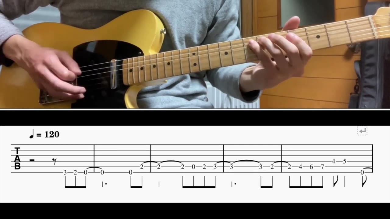 [TAB譜] Naked City/KISS Guitar riff [ギター]