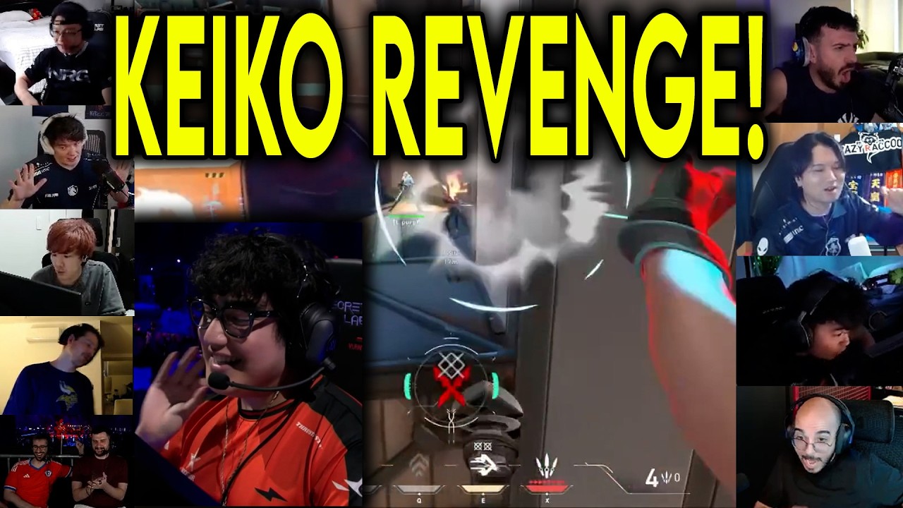 Valorant Streamers React To NRG Keiko HITTING A CRAZY 4k Against TL In Masters Santiago