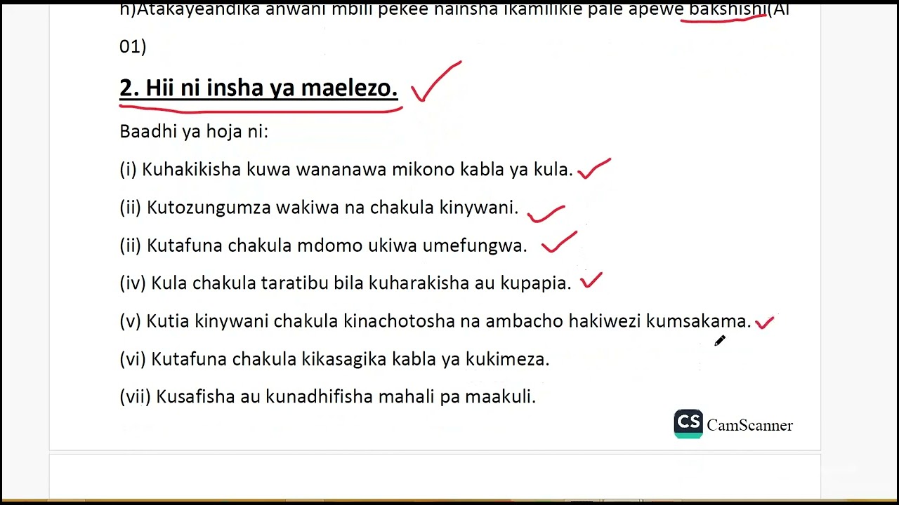 KCSE 2023 Kiswahili paper 1 marking scheme|KCSE 2023 Kiswahili paper 3 marking scheme|